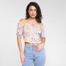 Blusa Lecimar Ombro a Ombro Feminina Blusa Lecimar Ombro a Ombro Feminina