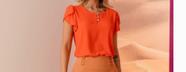 Blusa linhas e forma tamanho p