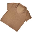 Blusa linho, manga curta, cris jeans 3766