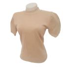 Blusa Lisa Manga Curta com Elastano
