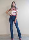 Blusa Listrada Estampa P NAGUCHI