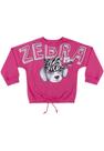 Blusa Longo Zebra Rosa Momi