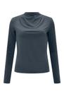 Blusa Lunender Manga Longa Malha Modelli Azul Blusa Lunender Manga Longa Malha Modelli Azul