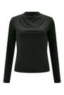Blusa Lunender Manga Longa Malha Modelli Preto Blusa Lunender Manga Longa Malha Modelli Preto