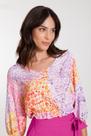 Blusa Lunender Viscose Estrelicia Laranja