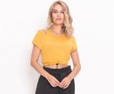 Blusa M/C Ombros Vazados