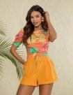 Blusa malha canelada Blusa malha canelada