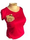 Blusa Malha Vermelha G/GG