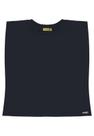 Blusa Malhão Algodão Preto Nina Go