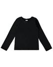 Blusa Malwee Kids Infantil Menina Meia Estação Preto-Tamanho 8