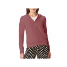 Blusa Malwee Moletom Aberta Feminina 54826 Goiaba
