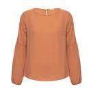 Blusa Manga Bufante Caramelo