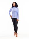 Blusa manga comprida Tricot Gola Alta
