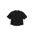 Blusa Manga Curta Aplique Strass Marialicia Plus Ref 0183692