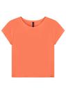 Blusa Manga Curta Básica Em Malha Viscose Lunender 00466