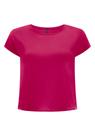 Blusa Manga Curta Básica Em Malha Viscose Lunender 00466