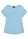 Blusa Manga Curta Enfim 1000121384 Feminina Active Viscose Stretch T. P/GG