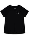 Blusa Manga Curta Enfim 1000128747 Feminina Active Dry UV50+ Poliamida T. P/GG