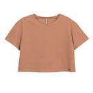 Blusa Manga Curta Feminina Cropped Marialicia Ref. 52114