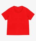 Blusa Manga Curta Feminina Plus Size Secret Glam Laranja