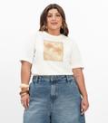 Blusa Manga Curta Feminina Plus Size Secret Glam Marrom Blusa Manga Curta Feminina Plus Size Secret Glam Marrom