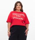 Blusa Manga Curta Feminina Plus Size Secret Glam Vermelho Blusa Manga Curta Feminina Plus Size Secret Glam Vermelho