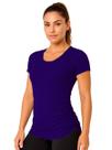 Blusa Manga Curta Fitness Alongada Blusa Manga Curta Fitness Alongada