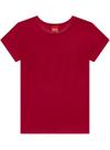 Blusa Manga Curta Kyly 107600 Infantil Menina Cotton T. 04/16