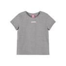 Blusa Manga Curta Lilica Ripilica Lettering Cinza