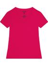 Blusa Manga Curta Malwee 1000004502 Feminina Decote V Algodão T. P/XGG