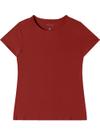 Blusa Manga Curta Malwee 1000079410 Feminina Decote Redondo Viscose Stretch T. P/XGG