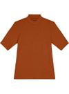 Blusa Manga Curta Malwee 1000085001 Feminina Canelada Viscose T. P/XGG