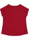 Blusa Manga Curta Malwee 1000100365 Feminina Plus Size Viscose e Stretch T. G1/G4