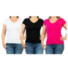 Blusa Manga Curta ONG Kit com 3 peças MC01