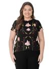 Blusa manga curta plus size várias estampas g1 ao g5 malwee Blusa manga curta plus size várias estampas g1 ao g5 malwee