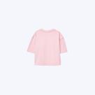 Blusa Manga Curta Rosa Oversized Em Malha Binada Infantil Menina Hering Kids 5G6WKLNEN