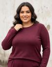Blusa manga longa botonê plus size g1 ao g5 malwee