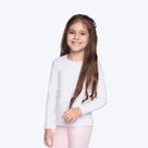 Blusa Manga Longa Branca Em Ribana Infantil Menina Have Fun 28293 Branco Blusa Manga Longa Branca Em Ribana Infantil Menina Have Fun 28293 Branco