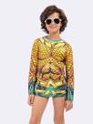 Blusa Manga Longa com Proteção UV 50+ Aquaman