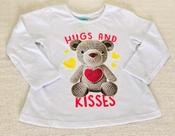 Blusa Manga Longa de Menina Kyly Com Estampa