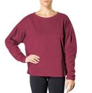 Blusa manga longa de plush feminina para academia Lupo