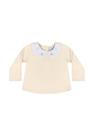 Blusa Manga Longa em Meia Malha para Bebê Menina Quimby
