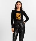 Blusa Manga Longa Endless Preto Blusa Manga Longa Endless Preto