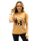 Blusa manga longa estampada long six one
