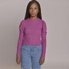 Blusa Manga Longa Feminino Amofany Em Tecido Felpudo