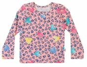Blusa Manga Longa Infantil Menina em Cotton Confort Estampada Quentinha - Elian Blusa Manga Longa Infantil Menina em Cotton Confort Estampada Quentinha - Elian