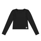 Blusa Manga Longa Menina Canelada Infantil Boca Grande Ref. 08040