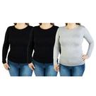 Blusa Manga Longa ONG Kit com 3 peças ML02 Blusa Manga Longa ONG Kit com 3 peças ML02