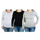 Blusa Manga Longa ONG Kit com 3 peças ML02 Blusa Manga Longa ONG Kit com 3 peças ML02