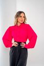 Blusa manga longa rosa